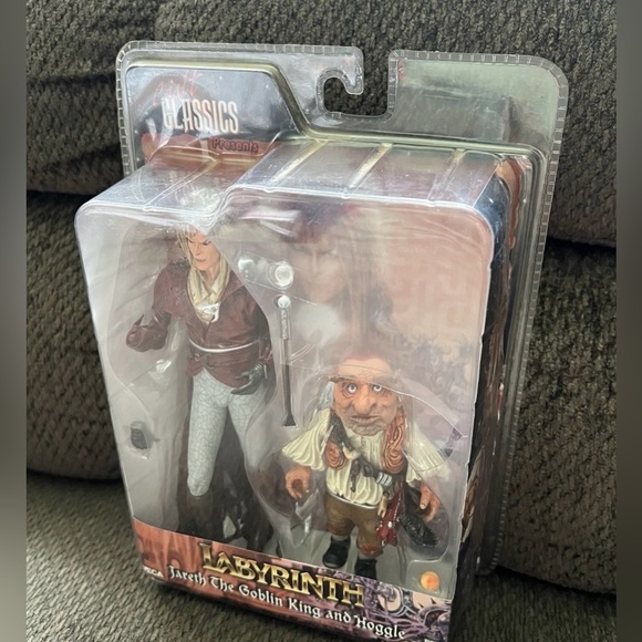 Neca Labyrinth Jareth the Goblin King and Hoggle Action Figure Cult Classics - Picture 2 of 9